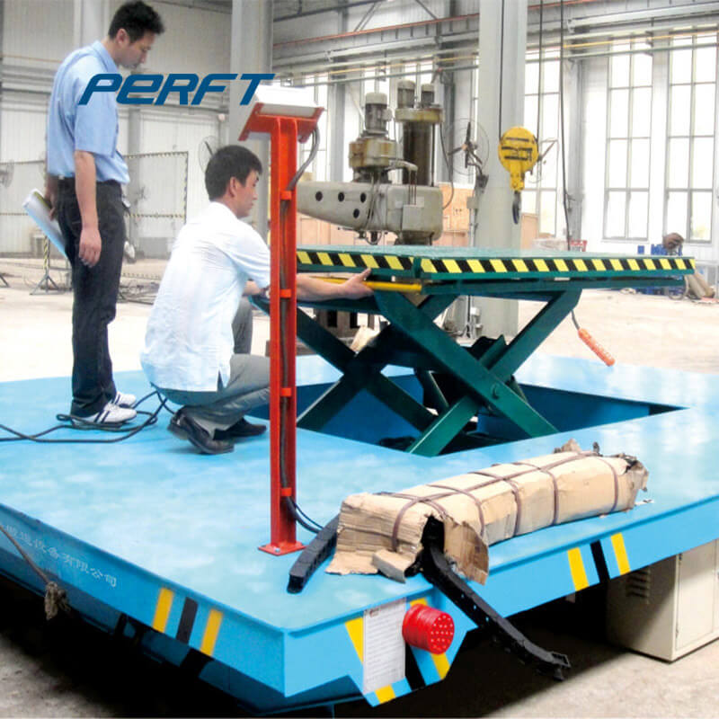 motorized on rail transfer table solution